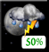 Tonight: Chance Showers And Thunderstorms then Partly Cloudy