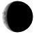 Waning Crescent, 25 days, 21 hours, 25 minutes in cycle